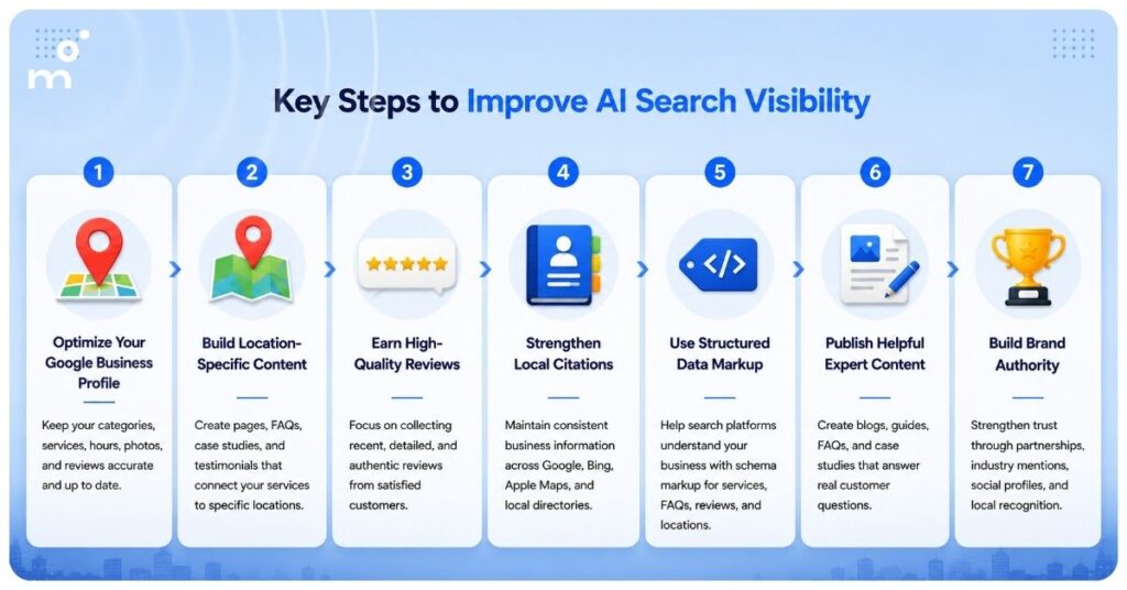 Key Steps to Improve AI Search Visibility, 
